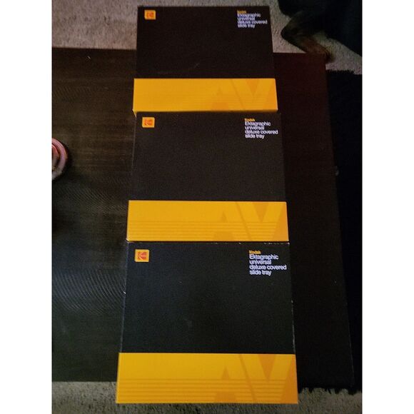 VINTAGE Lot 3 Kodak Ektapro Model 144-3266 Slide Tray - Carousel Ektagraphic - Picture 3 of 3